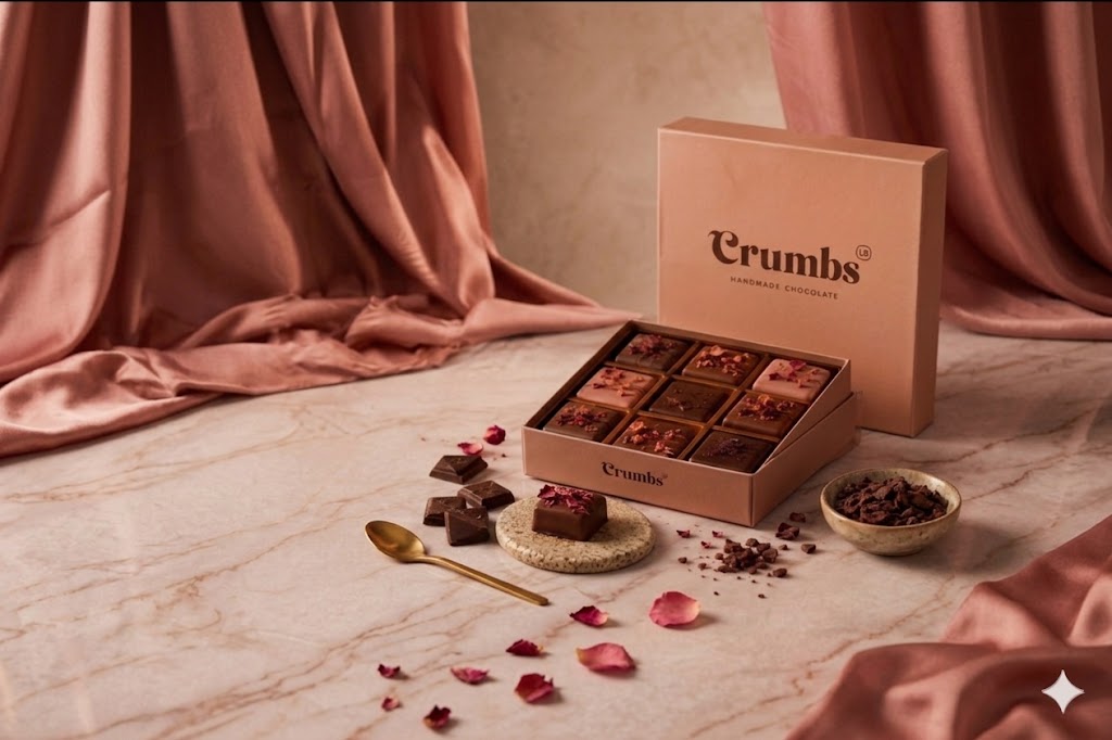 Crumbs landing background